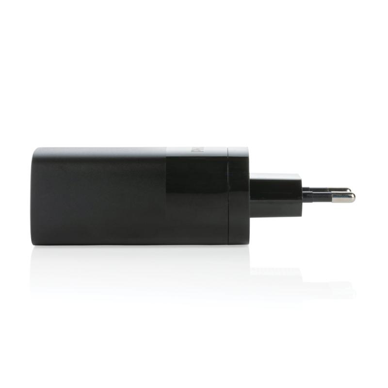 Philips 65W ultra rýchly PD 3-portový USB stenový nabíjačka čierna 3