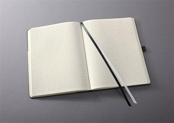 Zápisník, exkluzívny, A4+, štvorčekový, 97 strán, s magnetickým zatváraním, SIGEL "Concept 4
