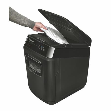 Skartovací stroj, mikro-konfety, 200 listov, FELLOWES "AutoMax™ 200M" 4