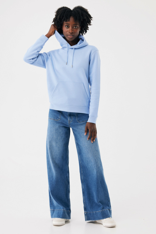 IQONIQ Joshua Unisex mikina s kapucňou z rec. bavlny sky blue XXXL 11