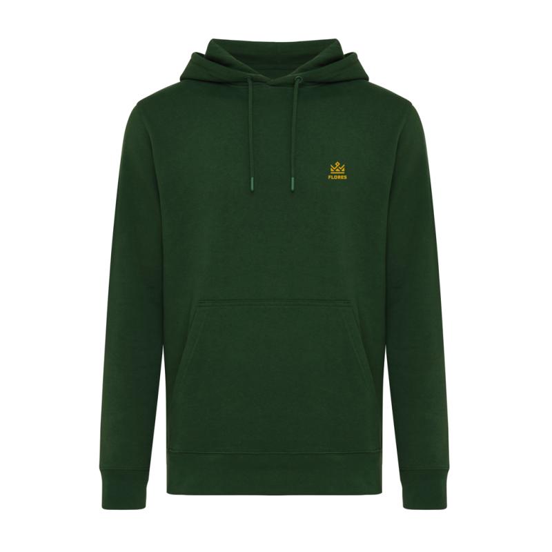 Ľahká mikina s kapucňou IQONIQ Rila z recykl. bavlny forest green XL 4