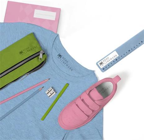 Pečiatka na textil, zostaviteľná, COLOP "Marky", modrá pečiatka, čierna poduška 5
