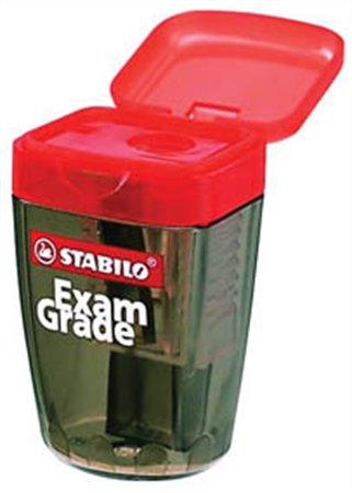 Strúhadlo, jednodierové, so zásobníkom, STABILO "Exam Grade" 1