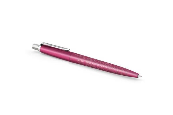 Guľôčkové pero, 0,7 mm, strieborný klip, vzorované telo, PARKER, "Royal Jotter Tokyo", mod 2