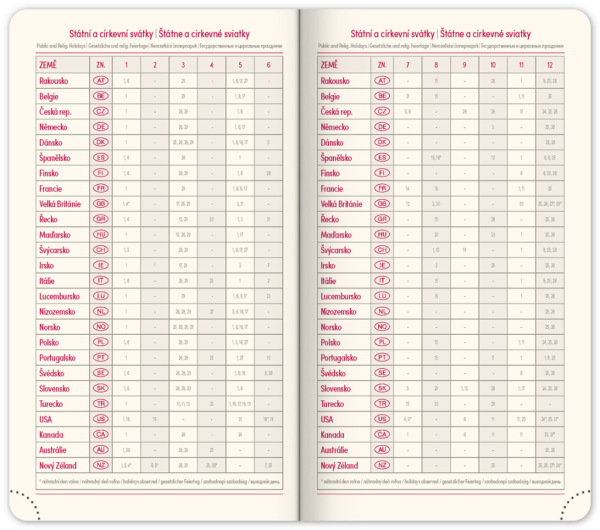 NOTIQUE Vreckový diár Twill 2027, čierno-zlatý, 9 x 15,5 cm 3