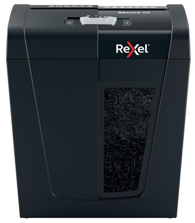 Skartovací stroj, kofetti, 8 listov, REXEL, "Secure X8"