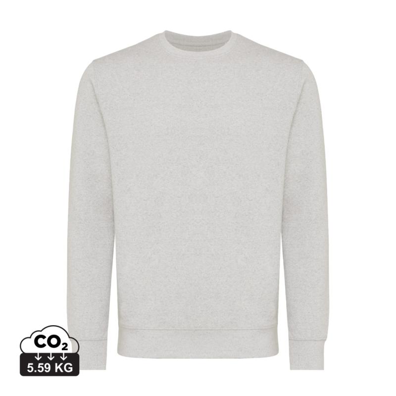 Ľahká mikina IQONIQ Etosha z recykl. bavlny light heather grey 4XL