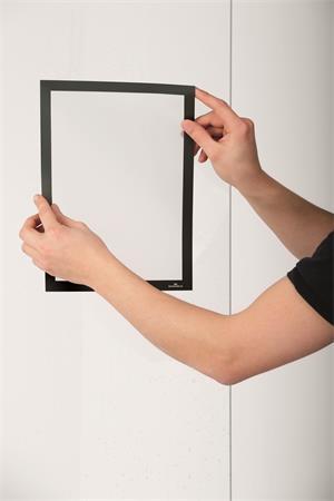 Informačný panel, A4, so statickým priľnutím, DURABLE "DURAFRAME® SUN", čierna 2