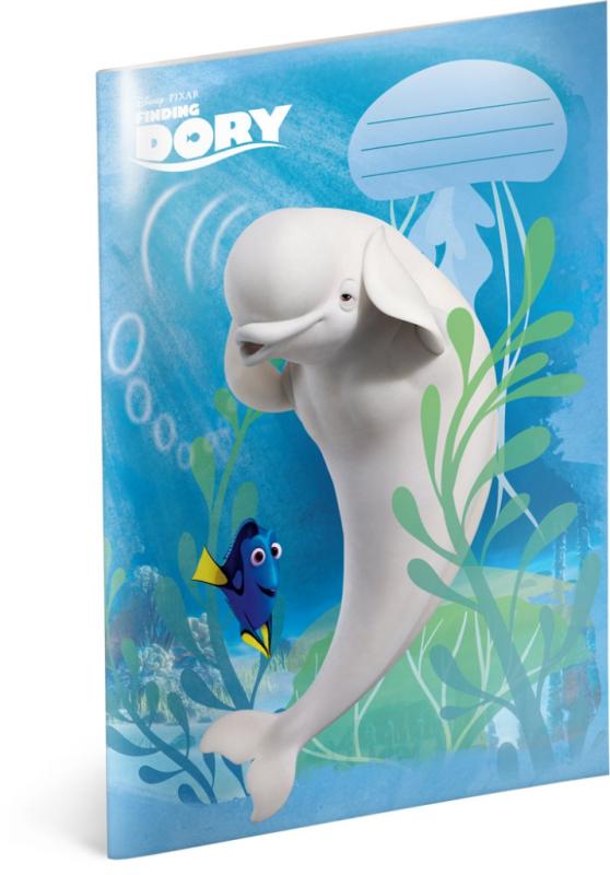 Školský zošit Hľadá sa Dory – Bailey, A4, 40 listov, linajkovaný