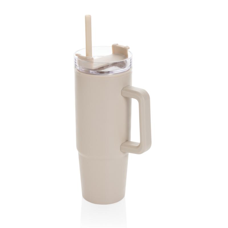 Termohrnček s madlom Tana 900ml z RCS plastu béžová 1