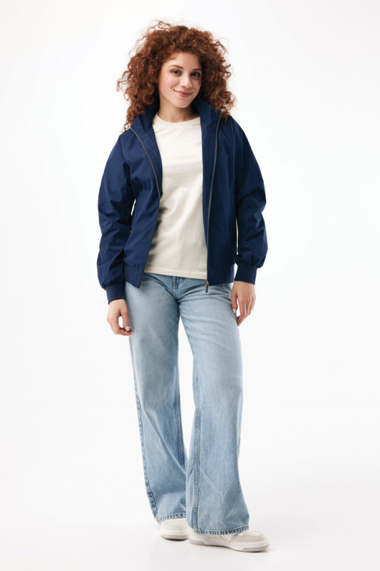 IQONIQ Odin mestská bunda z recyklovaného polyesteru námornícka modrá XL 8