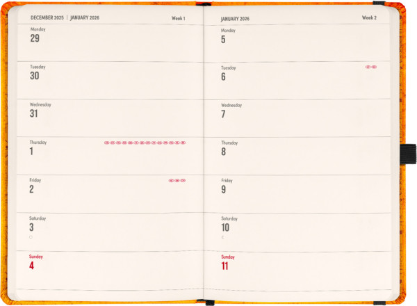 NOTIQUE Planbook diár/notes Harry Potter – Rokfort 2026, 13 x 21 cm 1