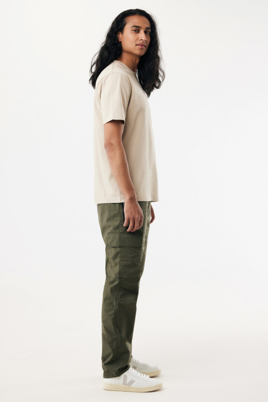 IQONIQ Nikko tričko z hrubej recyklovanej bavlny desert S 11