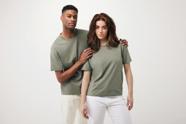Tričko IQONIQ Teide z recykl. bavlny heather green XXXL 4