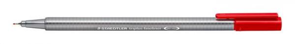 Liner, 0,3 mm, STAEDTLER "Triplus", červený 1
