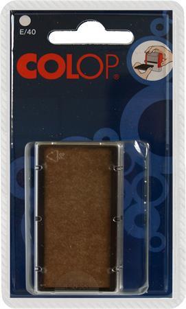 Náhradná poduška k pečiatkam, 2 ks/blister, COLOP "E/40", prírodná 2