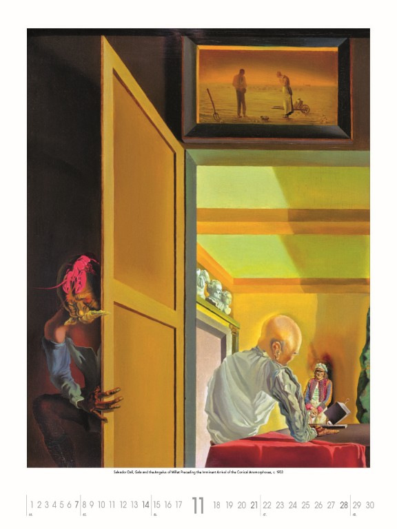 Nástenný kalendár Salvador Dalí 2027 12