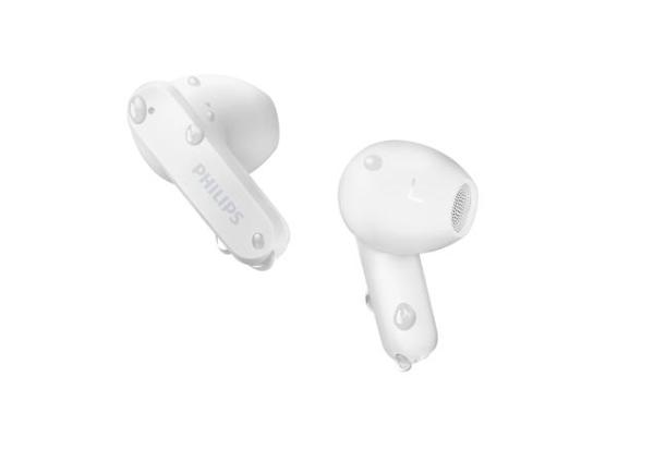 Slúchadlá, TWS bezdrôtové, Bluetooth 5.3, PHILIPS "TAT2139", biele 4