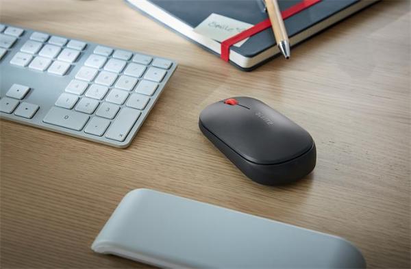 Myš, bezdrôtová, Bluetooth, LEITZ "Cosy", zamatová sivá 4