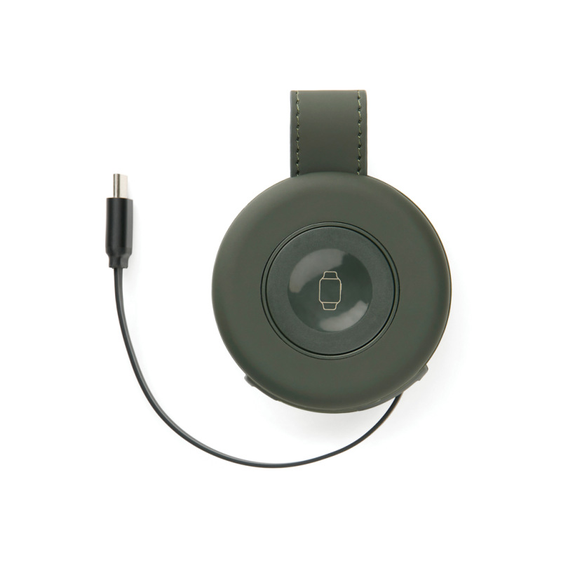 VINGA Baltimore RCS 2v1 bezdrôtová 15W cestovná nabíjačka zelená 4