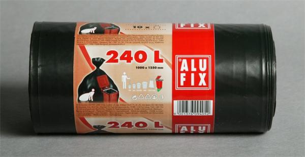 Vrecia na odpadky, 240l / 10 ks, ALUFIX 1
