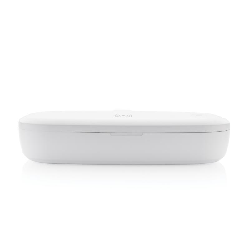 UV-C sterilizačný box s bezdrôtovým nabíjaním 5W biela 8