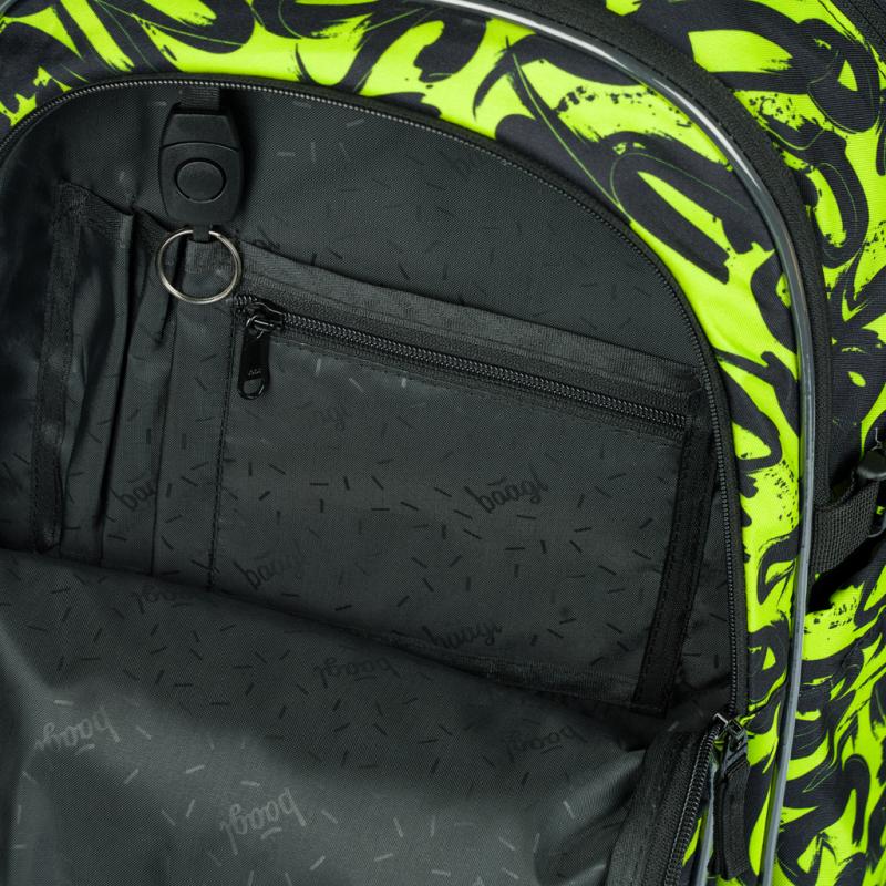 BAAGL Školský batoh Core Lime 8