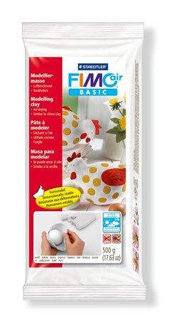 Modelovacia hmota, 500 g, FIMO "Air Basic", biela
