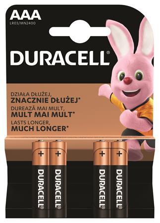 Batéria, mikro AAA, 4ks, DURACELL "Basic" 1