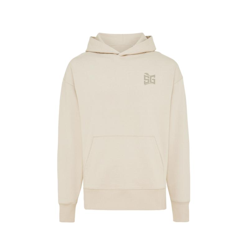 Mikina s kapucňou IQONIQ Yoho relaxed fit z recykl. bavlny natural raw XL 3