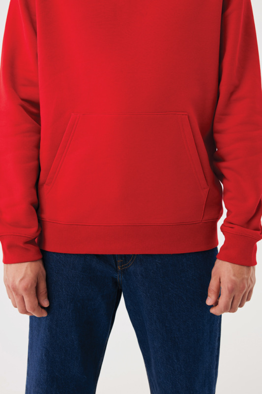 IQONIQ Joshua Unisex mikina s kapucňou z rec. bavlny červená M 15