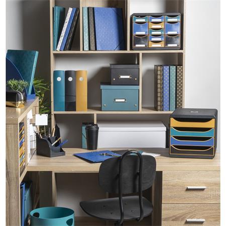 Box na dokumenty, plastový, 4 zásuvky, EXACOMPTA "Big-Box Neo Deco" 8