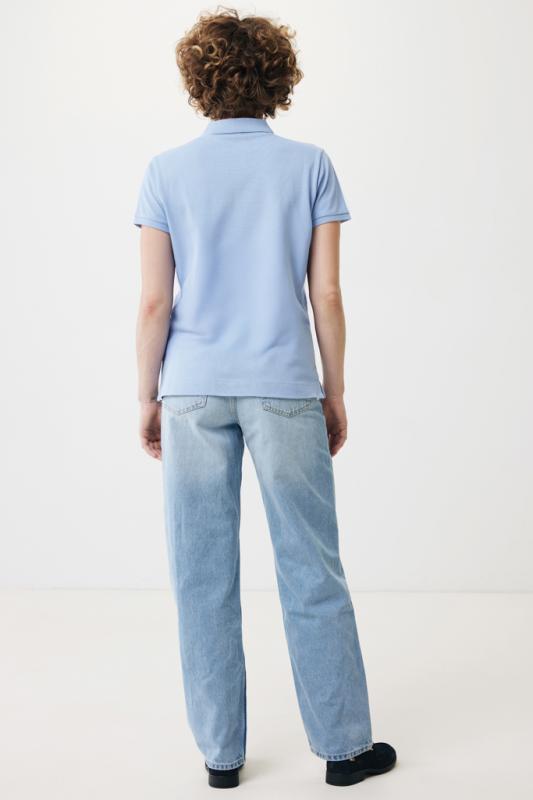Dámske polo tričko IQONIQ Yosemite z recykl. bavlny sky blue XXL 6