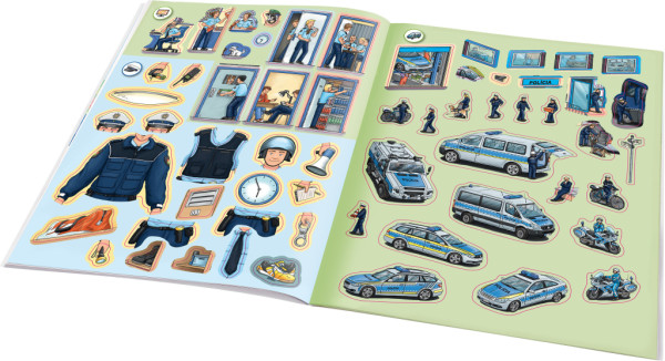 Môj prvý samolepkový zošit – POLÍCIA 3