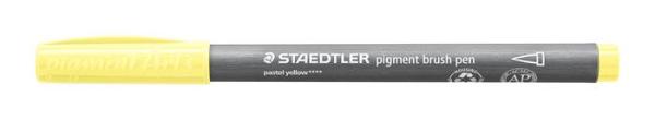 Fixka v tvare štetca, sada, STAEDTLER "Pigment brush 371", 12 rôznych pastelových farieb 5