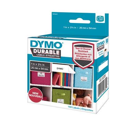 Etikety, odolné, k tlačiarňam LW, 25x54 mm, 160  ks, DYMO 1