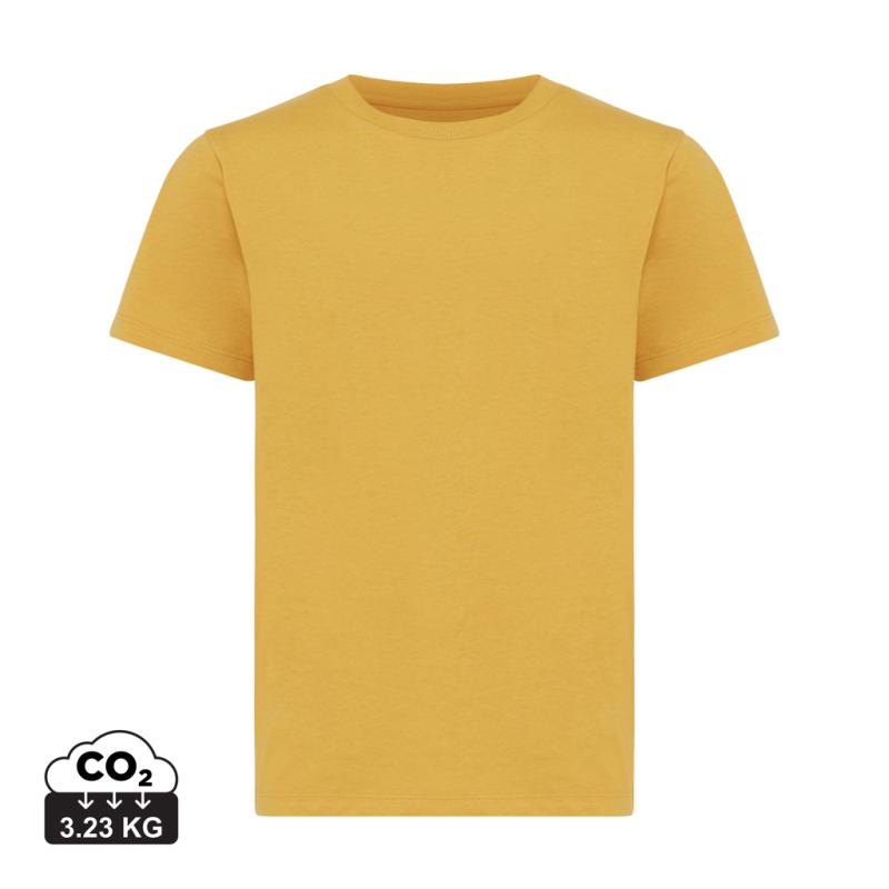 Detské tričko IQONIQ Koli z recykl. bavlny ochre yellow 7-8r (122-128cm)