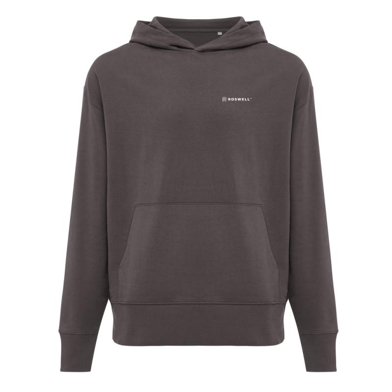 Mikina s kapucňou IQONIQ Yoho relaxed fit z recykl. bavlny antracitová XS 3