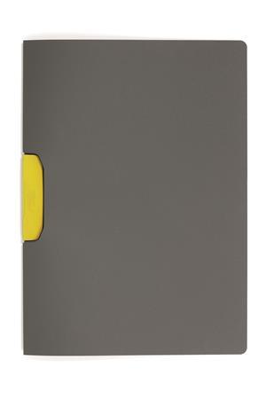 Rýchloviazač, s klipom, A4, DURABLE "DURASWING® COLOR 30", žltá