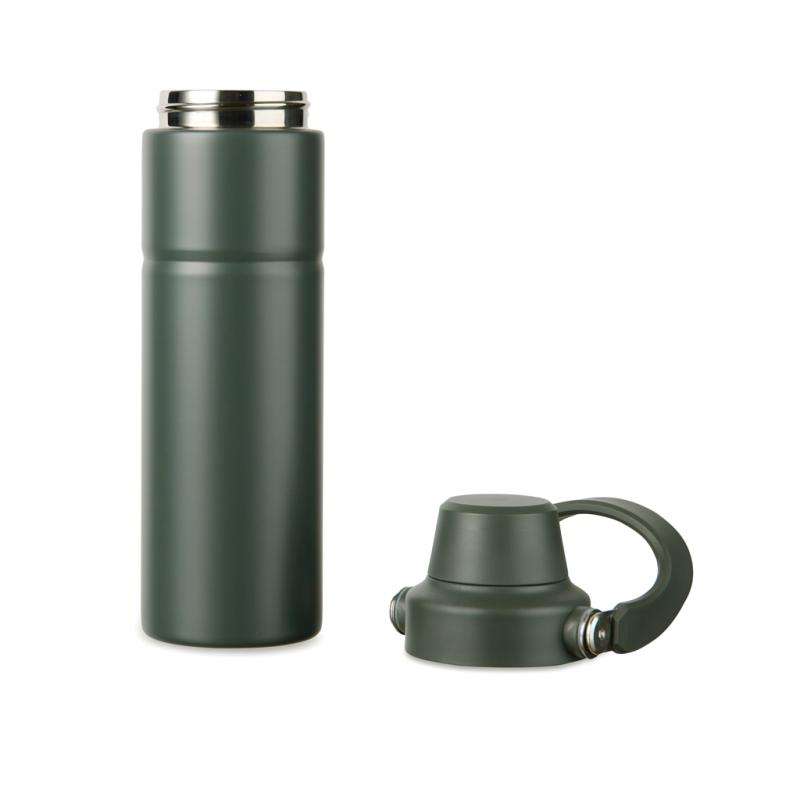 VINGA Baltimore trek RCS fľaša z rec. Nerez. ocele 600 ml zelená 5