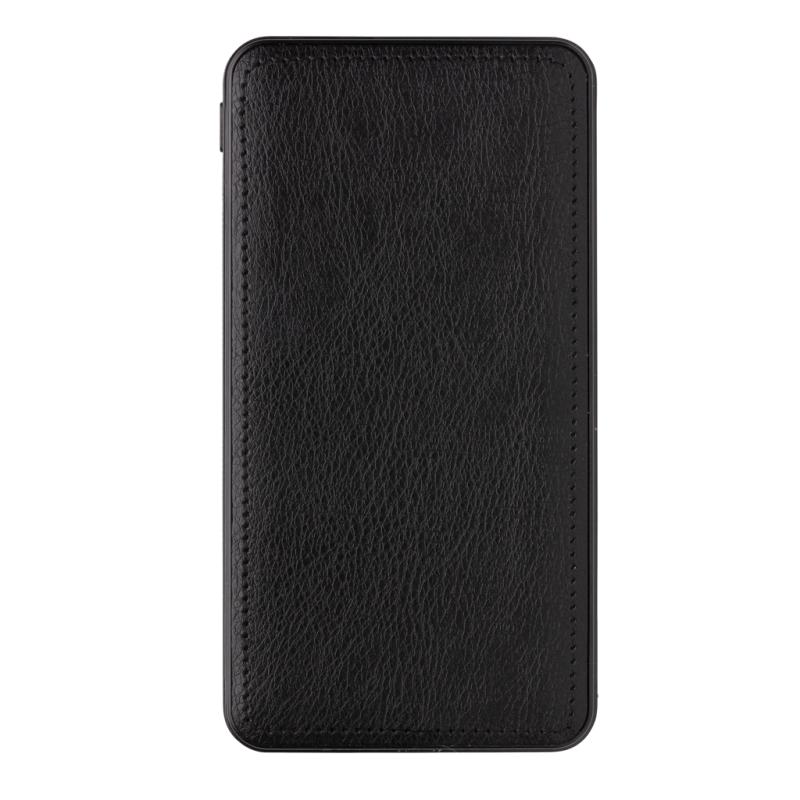 Powerbanka Tusca z PU 10 000 mAh čierna 4