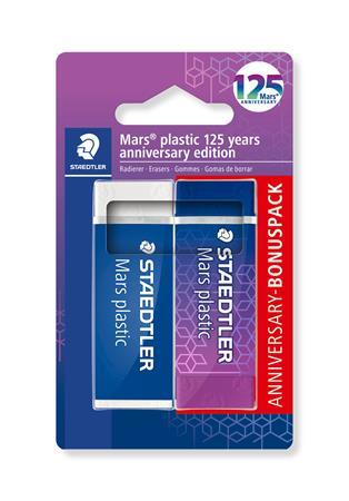 Guma, STAEDTLER "Mars® Plastic 526, 125 years", modrá-fialová 1