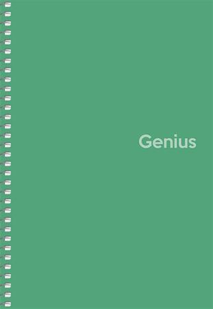 Špirálový zošit, štvorčekový, A5, 80 listov, PP obal, SHKOLYARYK "Genius", mix 3