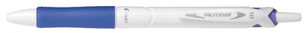 Guľôčkové pero, 0,32 mm, stláčací mechanizmus, PILOT "Acroball Pure White", modré 1