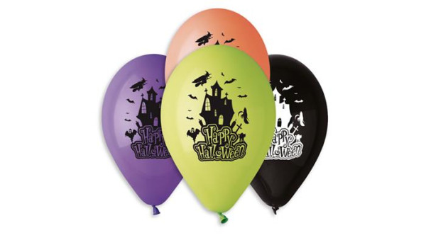 . Balón, 30 cm, "Halloween Kaštieľ"