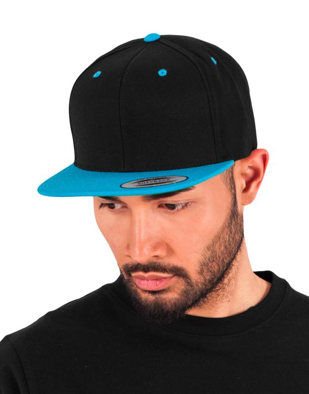 Dvojfarebná klasická šiltovka Snapback