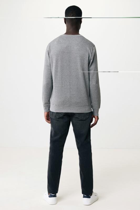 Ľahká mikina IQONIQ Etosha z recykl. bavlny light heather anthracite XXL 13