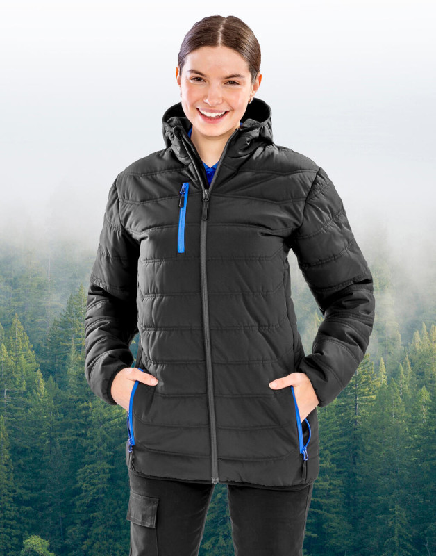 Bunda Black Compass Padded Winter Jacket 3