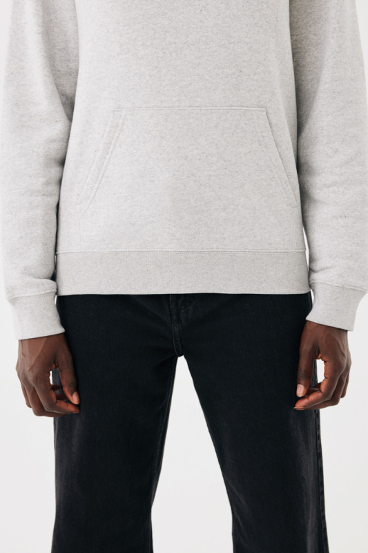 IQONIQ Joshua Unisex mikina s kapucňou z rec. bavlny light heather grey XS 16