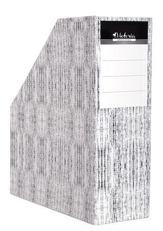 Zakladač, kartónový, 90 mm, VICTORIA, "Textil" 1
